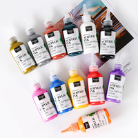 Recharge d'encre Graffiti pour stylo marqueur de peinture acrylique de 120ml pour artistes et étudiants Emballage en vrac