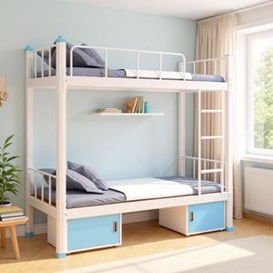 Lit superposé en métal avec cadre en métal et tiroirs - Product Image 2