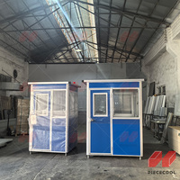 Kiosque de panneau sandwich mini sentinelle fabriqué en usine Cabine de sécurité mobile étanche personnalisable