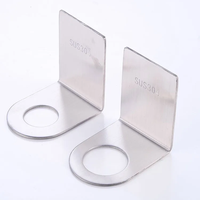 304 porte-bouteille en acier inoxydable distributeurs de savon muraux en acier inoxydable supports muraux pour bouteilles de distributeur de savon