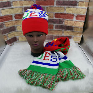 定制标志泽塔披贝塔联谊会三角洲1920亚克力豆豆套装神圣9针织围巾帽子运动足球主题 - Product Image 3
