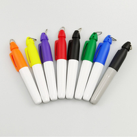 Mini stylos marqueurs permanents avec clips porte-clés de golf
