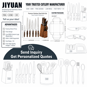 Set di Coltelli da Chef Moderni in Acciaio Inossidabile 6 Pezzi S Knife JYTD26 con Kuchenmesser Affilato a Basso Prezzo Direttamente dal Produttore - Product Image 3