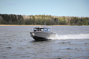 เรือตกปลาอลูมิเนียมปี 2024 พร้อมห้องเครื่องยนต์สำหรับพาย มีจำหน่าย - Product Image 4