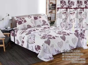 Phi Phong Cách 3D In Tùy Chỉnh Sợi Nhỏ Phòng Trong Một Túi Tấm Ga Giường Thêu Rèm Bộ Đồ Giường Thiết Lập - Product Image 3