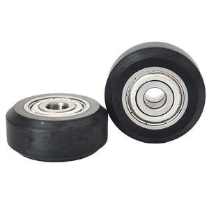 5 Cuscinetti In Plastica POM 6200: 10x30x9 Mm Aperti Con Sfere In Vetro E Gabbia Nylon - 2