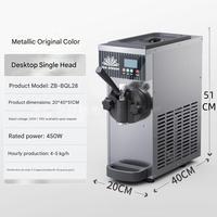 Mesin Es Krim Soft Serve Komersial Industri Kompresor Ganda Output Tinggi Bahan Stainless Steel Bersertifikasi Energy Star