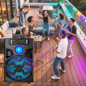 Altavoz Bluetooth Portátil HT-16 HT-18 de 12 Pulgadas para Baile, DJ, Karaoke Móvil, Canto al Aire Libre, Iluminación LED RGB, Batería - Product Image 6