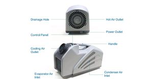 Climatiseur portable Amazon 2350BTU 24V DC 110-220V AC Concessions de prix direct usine <span class=keywords><strong>tente</strong></span> extérieure - Product Image 6