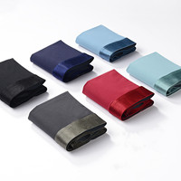 Boxer en soie glacée pour homme, short élastique en soie, brillant, logo personnalisé