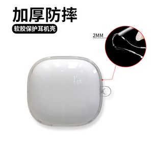 Funda para auriculares Soundcore C30i, cubierta transparente a prueba de golpes con gancho de mosquetón para un transporte seguro - Product Image 4