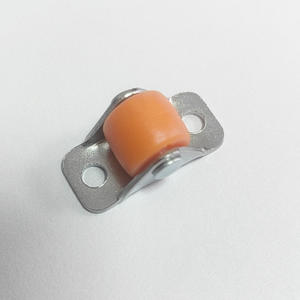 Ruedas giratorias de goma TPR de 0.5 pulgadas (12 mm de diámetro) para cajones, armarios de zapatos, con capacidad de carga de 10 kg, para baño, sala de estar y comedor. - Product Image 1