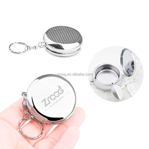 Mini Cenicero de Metal de Diseño Clásico, Portátil, <span class=keywords><strong>sin</strong></span> <span class=keywords><strong>Humo</strong></span>, con Llavero para Coche y Bolsa de Lata - Product Image 6