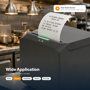 Imprimante thermique de reçus SPRT SP-POS896 80 mm avec rappel vocal et lumineux, multi-interfaces, en stock, garantie 1 an - Product Image 2