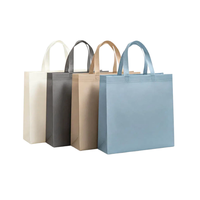 Grand sac de courses imperméable en non-tissé laminé, impression personnalisée, sac de transport pour supermarché et commerce de détail