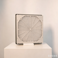 Ventilateur de refroidissement pour armoire en plastique avec filtre à air, joint d'étanchéité, résistant à la poussière et à l'humidité, pour boîtier de distribution d'énergie d'équipement d'automatisation