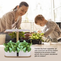 Système de culture hydroponique complet en gros pour l'intérieur, kit de démarrage pour la culture de légumes avec lampe de croissance LED