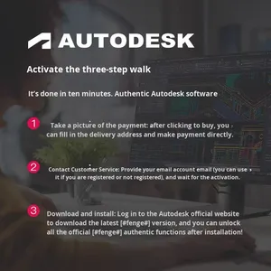 For Autodesk Genuine <strong>Software</strong> Family Pack for Autocad Revit Fusion Email Activation with Serial Number Internet Version in Stock - Product Image 4