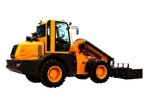 7m Forklift is Forklift LAIGONG <span class=keywords><strong>TL2500</strong></span> penggerak empat roda teleskopik roda pemuat untuk dijual disesuaikan Quick Hitch 65 KW - Product Image 5