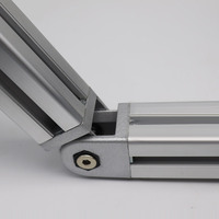 Connecteur articulé flexible en alliage d'aluminium avec poignée à levier de serrage et vis