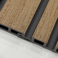 Panneau mural WPC 2026 en promotion, revêtement mural en bois composite étanche pour la décoration extérieure
