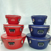 Ensemble de 3 récipients pour aliments isolés de grande capacité pour hôtel restaurant traiteur 15L + 26L + 36L Ensemble de récipients pour chauffe-aliments