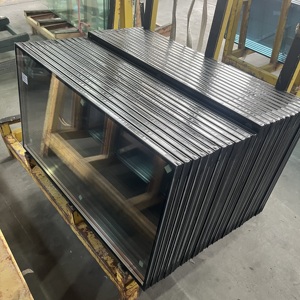 Vidrio Aislante de Baja Emisividad con Tinte Negro, Unidad de Doble Acristalamiento de Alta Eficiencia Energética para Aplicación en Ventanas de Fachadas de Edificios - Product Image 5