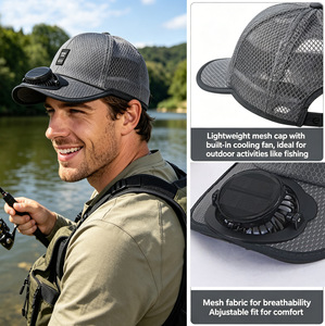 Nouvelle Arrivée Casquette de Baseball à Ventilation Solaire Entièrement en Maille, Protection UV UPF50+, Chapeau d'Extérieur Respirant Anti-UV - Product Image 3