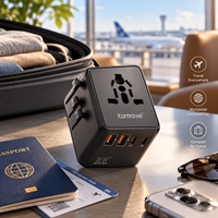 Adaptateur de Voyage Universel 35W GaN Chargeur Rapide avec Port USB-C PD Multi-Ports – Fournisseur OEM ODM
