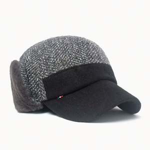 Gorro de Béisbol de Terciopelo para Hombre, Cálido, con Protección para las Orejas, Tejido Grueso, Deportivo, para Personas de Mediana Edad y Mayores, a Prueba de Frío para Exteriores - Product Image 2