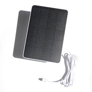 4W 5V silicone monocristallino caricatore pannello solare con Micro USB per la casa esterna di sicurezza della macchina fotografica di alimentazione del campanello - Product Image 4