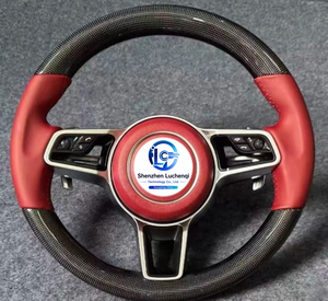 Volante de Fibra de Carbono Estilo Fábrica con Cuero Nappa de Grano Completo para <span class=keywords><strong>Porsche</strong></span> Carrera 4 GTS Coupé <span class=keywords><strong>Cabrio</strong></span> - Product Image 5