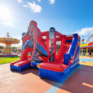 Castillo Inflable Comercial de Alta Calidad con Tobogán de Spider-Man, Material de PVC y 2 Años de Garantía - Venta al Por Mayor - Product Image 1