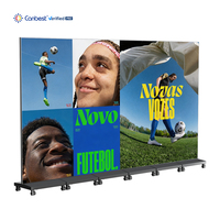 Écran d'affichage numérique pliable LED Canbest P1.2 P1.5 P1.8 P2.5 avec contrôle sans fil pour publicité intérieure dans les aéroports et les hôtels