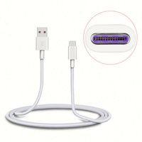 Câble USB vers Type C PD pour téléphone portable, charge rapide, blanc, personnalisé, 1M 2M 3A 5A, vente en gros