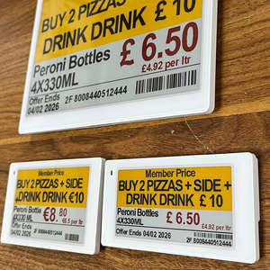 Pantalla LCD Electrónica para Supermercados, Señalización Digital, Etiqueta Electrónica de Precio, Publicidad en el Borde del Estante, Barra Extensible - Product Image 1