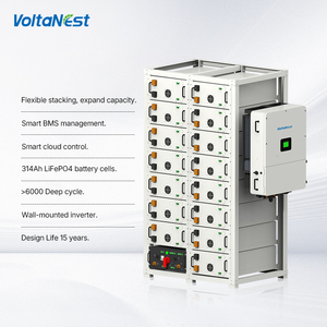 Sistema de Almacenamiento de Energía Industrial y Comercial VoltaNest Rack 200KWH 177KWH 209kWh de Alto Voltaje 8MPPT Todo en Uno con Híbrido de 100kW VN-HES80~125-HR177~241 - Product Image 1