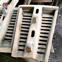 Pièces de machines minières à haute résistance à l'usure, alliage d'acier à haute teneur en manganèse, broyeur à boulets vertical en chrome, pièces d'usure pour concasseur à percussion, revêtement de moulage