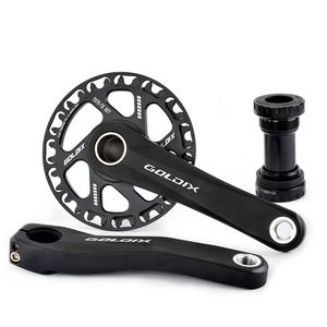 Biela <span class=keywords><strong>Corta</strong></span> GOLDIX de 150 mm, Ultraligera, para <span class=keywords><strong>Bicicleta</strong></span> Infantil, Plegable, de Montaña, Hueca, de una Sola Pieza, con Protector de Biela - Product Image 1