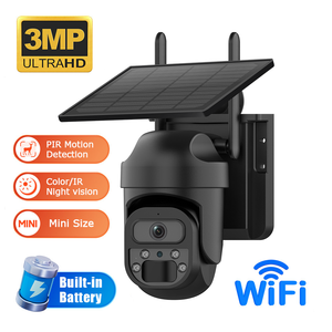 UBOX LTE 4G <b>Mini</b> PTZ CCTV 3MP Outdoor <b>Security</b> Solar Powered IP65 Waterproof Surveillance <b>Camera</b> Cloud Storage Motion Detection - Product Image 1