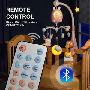 Móvil para Cuna de Bebé con Música y Luz, Lindos Juguetes Colgantes para Cuna con Temporizador, Sonajeros de Animales Desmontables, Móviles para Guardería - Product Image 2