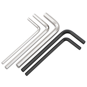 3mm 2mm 4mm 6mm 32mm 3/<span class=keywords><strong>32</strong></span> 1/4 5/<span class=keywords><strong>32</strong></span> Inch 5/8 Clé à tête <span class=keywords><strong>plate</strong></span> <span class=keywords><strong>de</strong></span> haute qualité Clé hexagonale Allen noire Type L Clé à clé hexagonale - Product Image 4