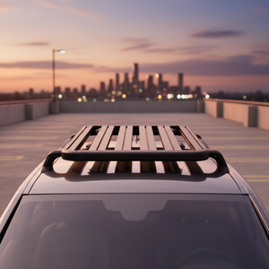 Sunsing - Barre <span class=keywords><strong>de</strong></span> <span class=keywords><strong>toit</strong></span> <span class=keywords><strong>et</strong></span> panier universels en aluminium noir <span class=keywords><strong>et</strong></span> nylon pour SUV, accessoires 4x4, modèle 8105H - Product Image 3