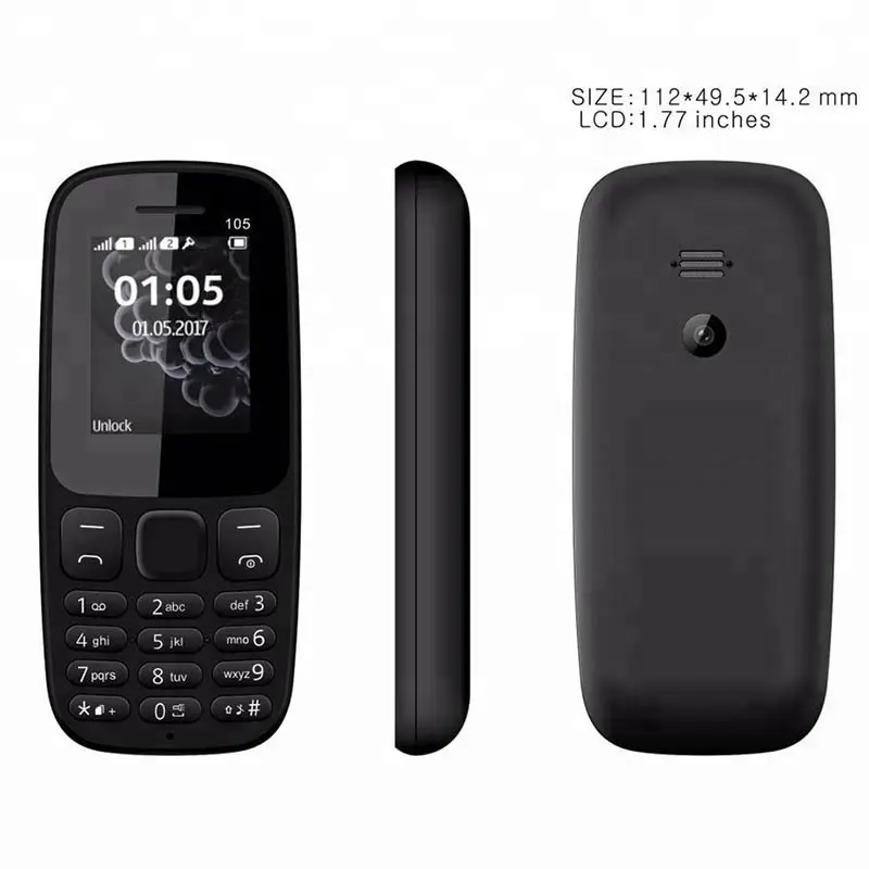 2023 Top 1 Factory Mobile Phone 105 106 130 150 210 225 Unlocked GSM Cellphone Customize Russian Arabic keyboard
