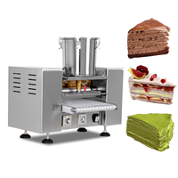 Crêpe de canard de machine de gâteau de crêpe de Mille multifonctionnelle de vente chaude, crêpe d'oeuf faisant la machine