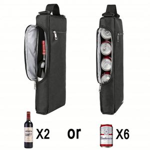 Customized Thickened Large-Capacity Leather Cooler Bag Outdoor Shoulder-Carry Wine Beverage Golf Waterproof Insulated - Product Image 3
