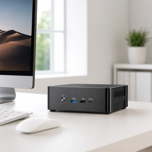 Mini PC Core <span class=keywords><strong>I9</strong></span> 13900H, DDR5 64GB Máx., Doble M.2 NVMe SSD, WiFi 6E, Doble LAN 2.5G, USB4, Triple 4K, Computadora de Oficina para Distribuidores - Product Image 1