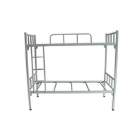 Lits superposés à cadre avec échelle pour l'école bon marché Heavy Duty Double Decker Metal Steel Modern Iron Frame Bedroom Bedroom Beds Support 50pcs