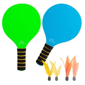 <span class=keywords><strong>Raquette</strong></span> de badminton en bois personnalisée pour la plage, avec volant, pour sports de plein air et exercice, vente en gros - Product Image 5