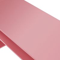 HONGZI Table de Manucure en Bois Moderne en Forme de L avec Tiroirs de Rangement et Étagères – Super-Résistante pour Salon de Beauté et Maquillage d'Angle – Vente Chaude